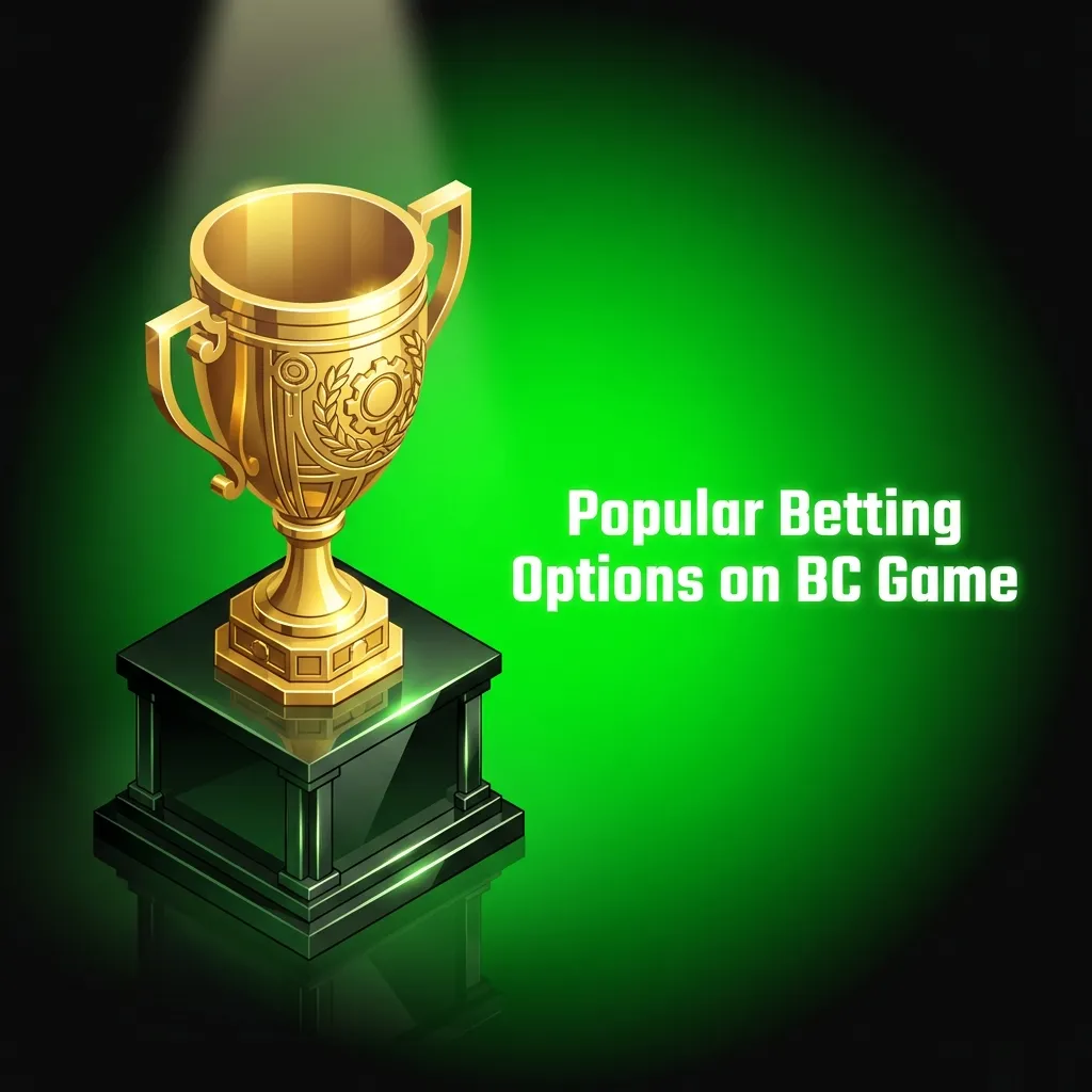 Infographic titled “Popular Betting Options on BC Game” showing prematch, live, and multi/combo betting for Indian sports fans